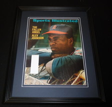 Alex Johnson Signed Framed 1971 Sports Illustrated Magazine Cover Angels - £62.29 GBP