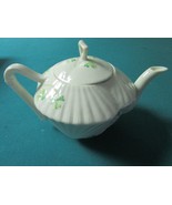 BELLEEK HARP SHAMROCK TEA POT  - $143.55