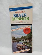1965 Florida&#39;s Silver Springs Map Travel Brochure - $186.35 MXN