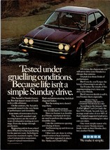 1981 Honda Accord Hatchback Vintage Print Ad Offroad Test Drive Mud Wall... - £8.46 GBP