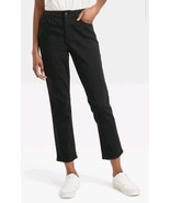 Women&#39;s 6/28 Long Black High-Rise Slim Straight Ankle Jeans Universal Th... - $30.24 CAD