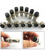 GX16/GX20/GX12 Aviation Plug Male&amp;Female Wire Panel Metal Connector 2/3/... - €2,03 EUR+