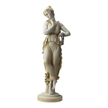Dancer Canova Museum Copy Female Greek Patina Cast Marble Large Sculpture Statue - £243.80 GBP
