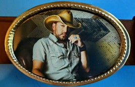 JASON ALDEAN Epoxy Belt Buckle Country Music Singer - $17.77