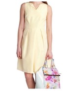 Ted Baker London Halina Yellow Dress Sleeveless Sz4 US 10 Cottage Prairi... - $49.99