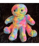 Build A Bear BAB Tie Dye Rainbow Octopus Plush Stuffed Animal HTF Great ... - $29.99