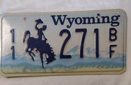 VINTAGE WYOMING LICENSE PLATES (PAIR)  NO LONGER IN USE-  PARK COUNTY 11... - $18.00