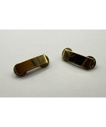 (2) Vintage USMC Captain’s Collar Bars Vanguard 154 1/20th 10k Gold Filled - £15.30 GBP