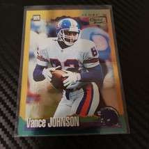 Vance Johnson #195 1994 Score San Diego Chargers Gold Zone - £1.55 GBP