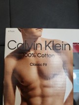 Calvin Klein 100% Cotton Briefs Classic Fit Mens S 28-30 Black 4 pk CK U... - £18.03 GBP