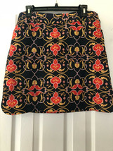 NWT Ladies EP PRO NAVY &amp; ORANGE SCROLL Golf Skort - sizes 6 &amp; 10 Calabri... - $32.99