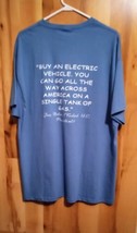 Handmade Hanes XL Men&#39;s Blue Steel T-shirt Joe Biden Quote 100% Cotton - £12.73 GBP