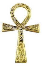 2 3/8&quot; x 4&quot; Ankh brass - £20.37 GBP