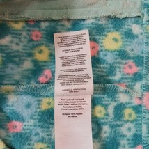 Columbia WG6778 Youth/Girls Size XL Green Floral Fleece Full Zip Jacket image 6