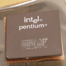 Intel Pentium 166 MHZ P166 x86 CPU Processor A80502166 - Tested &amp; Workin... - £18.61 GBP
