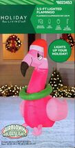 HOLIDAY LIVING 6023453 AIRBLOWN INFLATABLE 3.5' LIGHTED FLAMINGO - NEW! - $19.98