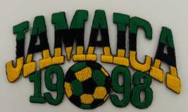 Jamaica Futbol Soccer Patch 1998 Flag Colors - £6.02 GBP