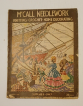 McCall Needlework Magazine Summer 1947 Story Book Quilt Children&#39;s Clothes - £10.94 GBP