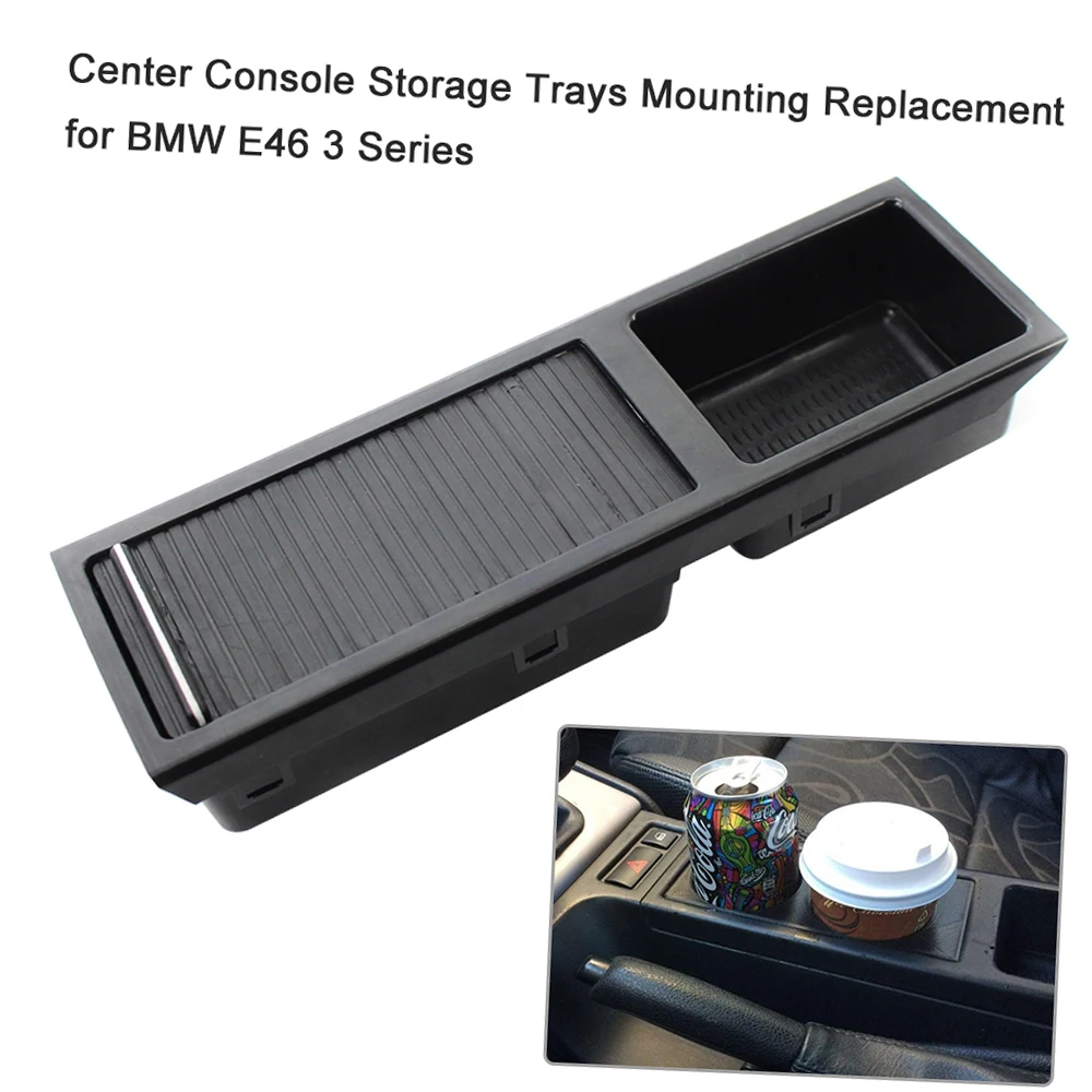Center Console Storage Trays Mounting Replacement for BM-W E46 3 Series Center - £31.51 GBP
