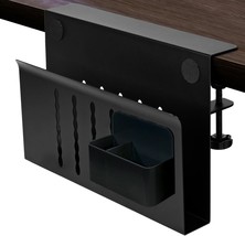 Desk Storage Holder For Office And Home, Side And Under Desk Storage, Steel - $41.92