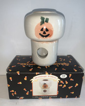 HERMITAGE POTTERY Ceramic Spongeware Halloween Potpourri Candle Burner  4&quot; - £7.17 GBP