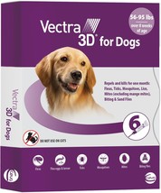 For Dogs Flea, Tick &amp; Mosquito Treatment &amp; Prevention For Large Dogs (56... - £58.32 GBP