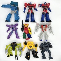 Mix Lot of 9 Transformer + Lego Bionicle &amp; Megazord 4” Figures Hasbro McDonalds - £11.09 GBP
