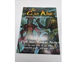 Legend Of The Five Rings Clan War Banzai Party Flyer Sheet 8 1/2&quot; X 11&quot; - $49.49