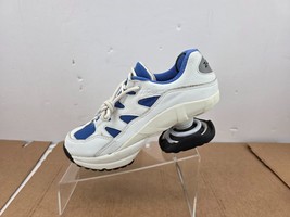 Z Coil Shoes Mens  Leather White Blue Pain Relief Comfort Walking Spring... - $59.49