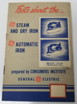 General Electric 1950 Steam and Dry Automatic Iron Manual Booklet Facts ... - £14.48 GBP