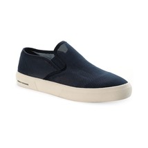 Sun Stone Men Slip On Casual Sneakers Lyle Size US 13M Navy Blue Fabric - £29.77 GBP