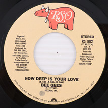 Bee Gees – How Deep Is Your Love/Can&#39;t Keep A Good Man 1977 45rpm Record RS 882 - $8.88