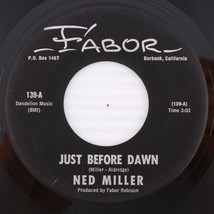 Ned Miller – Just Before Dawn / Lights In The Street 1965 45rpm Record F... - £6.14 GBP