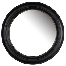 A&amp;B Home Black Sable Round Wall Mirror D22&quot; - £71.44 GBP