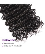 Brand New 100% Human Hair Size 14&quot; Curly Style Black A3 - $27.34 CAD