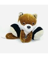 Fox Brown White Plush Stuffed Animal Big Feet Animal Soft Ideal Toys 6&quot; ... - $13.60