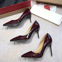 Sexy Pointed Toe Women&#39;s Pumps Genuine Leather High Heels Shoes For Woman Top Qu - £173.99 GBP