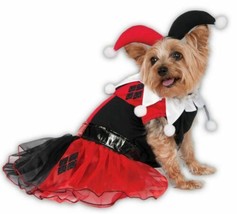 Harley Quinn Dress Tutu Medium Dog Costume Rubies Pet Shop - £17.99 GBP