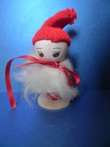 Vintage Scandinavian Handmade Doll Gnom Pixie Christmas Figurine Tomte Elf Decor - £9.82 GBP