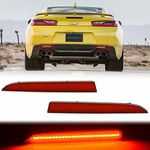 Octane Lighting LED Red Rear Bumper Reflector Lenses Lens Pair for 16-18... - $49.45