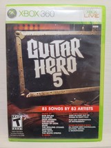 FAST FREE SHIP, Scratch-Free disc: Guitar Hero 5 (Microsoft Xbox 360, 20... - $17.02