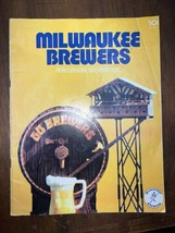 1974 Milwaukee Brewers vs Oakland A’s Program Scorecard - £15.97 GBP