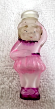World Christmas Ornament Girl Ballerina Glass Light Cover Hand Painted 3... - $12.38