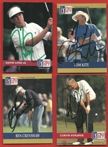 CRENSHAW/ Kite /LOVE Iii / Strange Signed 1990/91 Golf Pro Set *4 Card Lot* - £27.86 GBP