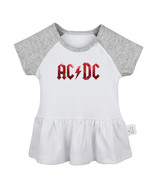 Rock Band ACDC Newborn Baby Girls Dress Toddler Infant 100% Cotton Clothes - £10.28 GBP