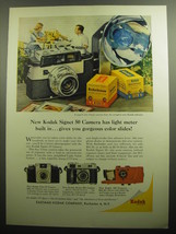 1958 Kodak Ad - Signet 50, Pony II and Retina IIIC cameras - £14.78 GBP