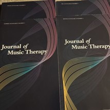 Lot Of 4 Journal Of Music Therapy ~ 2014 &amp; 2015 Issues ~ American Music ... - £19.95 GBP