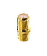 RECOTON Video Coaxial Cable Couplers - F/F Jacks - Gold Plated - Pack of 5 - £3.93 GBP