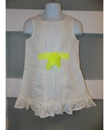 OshKosh  White W/Neon Yellow Lace Dress Size 2T Girl&#39;s NEW - $24.77 CAD