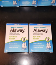 2 Box ALAWAY TWIN PACK Eye Drops (4×10mL) 12HR Relief 8 Month Supply EXP... - £12.44 GBP